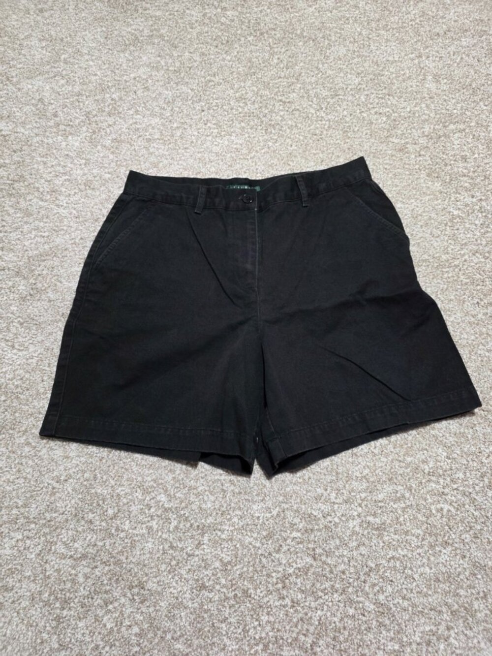 Lauren Ralph Lauren Petite Black Denim Women’s Shorts Size 10P